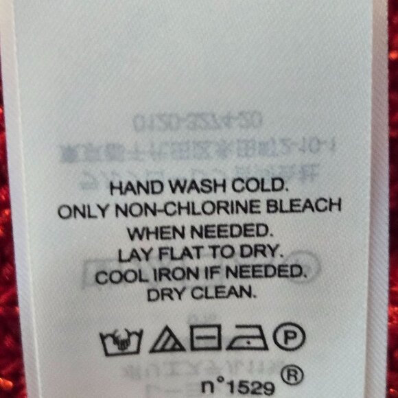 Ralph Lauren Plus-Size Dolman Sleeve Boatneck Sweater 3X Metallic Red Holidays - Picture 10 of 13